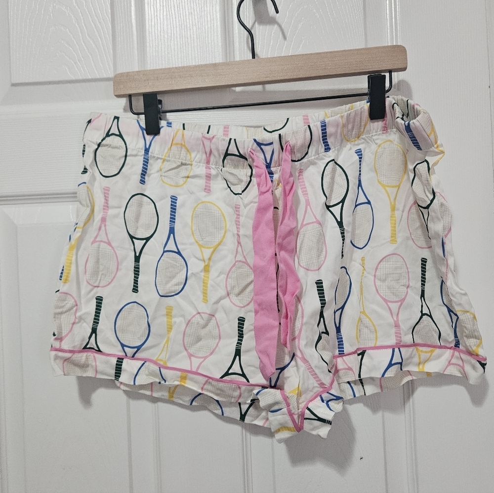 Katie Kime Tennis Time Pajama Set Shorts XL - Picture 6 of 6